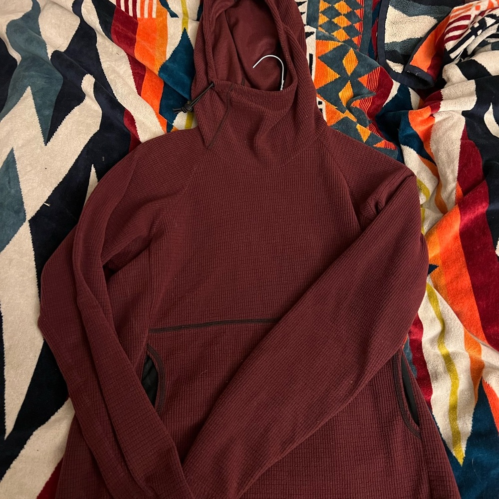 Melanzana Microgrid Hoodie - Womens Large (Port)